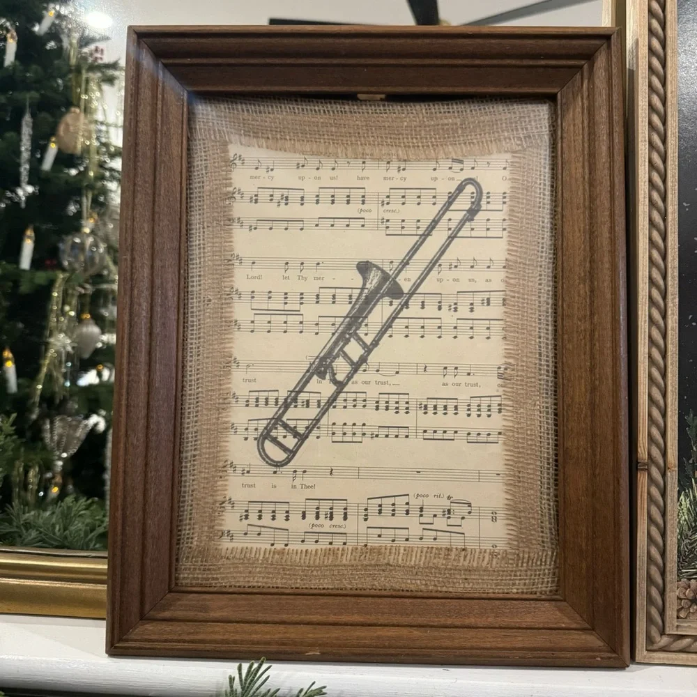 Vintage framed wall